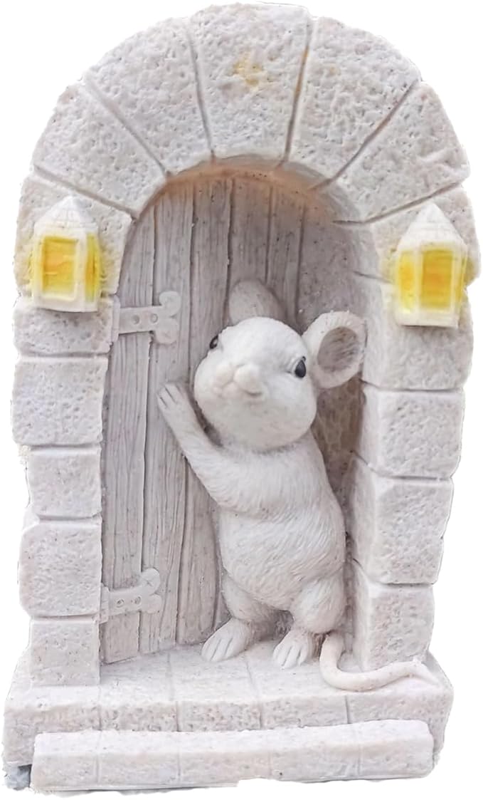 Cartoon Peeking Statue Creative Garden Accent Home Office Resin Art Sculpture Weather Garden Sculpture