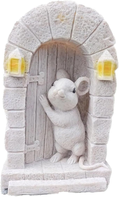 Cartoon Peeking Statue Creative Garden Accent Home Office Resin Art Sculpture Weather Garden Sculpture