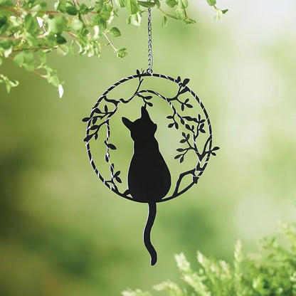 ART & ARTIFACT Hanging Solar Cat