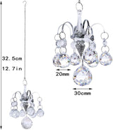 H&D HYALINE & DORA Crystals Ball Prisms Suncatcher Hanging Ornament Hanger Rainbow Maker with Hook