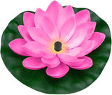 Water Fountain Solar Bird Bath Fountains with 6 Nozzles Free Standing Floating Lotus Solar Powered Water Fountain Outdoor Solar Fountain Pump for Patio,Pool,Pond,Garden,Fish Tank Decor