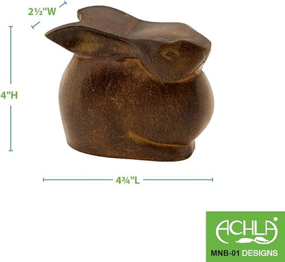 Achla Designs Moon Bunny Garden Statue, Small