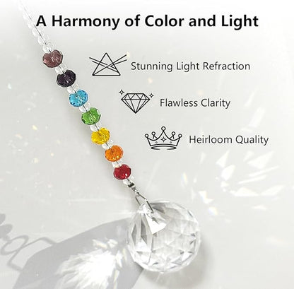 Pet Memorial Gifts for Cats Dogs: Round Ball Crystal Sun Catcher Remembrance Ornament, Cat Memorial Gifts for Loss of Cat, Rainbow Bridge Dog Passing Away, Bereavement Pet Loss Sympathy Gift