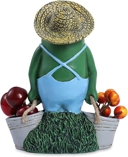 SisBroo Frog Garden Decor, Frogs Garden Statue for Yard, Garden, Indoor Outdoor Decoration and Housewarming Gift