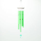 Woodstock Wind Chimes Margaritaville Mint Green Palm Wind Chime Medium (24") Tropical Windchime, Decor for Outside Patio Porch Sunroom or Garden Décor