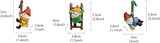 Set of 3 Cartoon Dwarf Pot Hangers - Climbing Ladder Figurines, Garden Patio Balcony Wall Decor, Hanging Ornaments for Flower Pot Edges, Perfect Festive & Special Occasion Gift