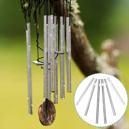 balacoo Aluminum Wind Chime Tubes 15Pcs Medium Sized Metal Pipes 2.75In DIY Outdoor Wind Chime Supplies for Garden Patio Decoration
