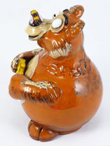 Ceramic Decoration for Garden and Yard | Outdoor Ornament with Stake | Bear | GKR70
