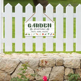 SCAZOMV Garden Sign Decor Garden Fresh Product Fruits Herbs Veggies Funny Outdoor Decorative Backyard Patio Farmhouse Potting Shed She Shed Personalized Wooden Hanging Plaque 5"X 10"