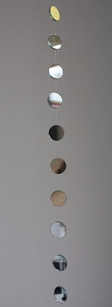 Mirror Garland Strand, 1 x 48 Inches, Real Mirror Sun Catcher Mobile