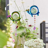 Garden Suncatcher,2 Pack Turtle Suncatchers with Crystal,Metal Sun Catchers Indoor Window Ornament for Outdoor Indoor Home Garden Decoration