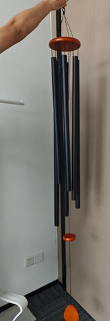 75" Extra Large Wind Chime for Outside Deep Tone, 6 Heavy Duty Tubes Aluminium Metal Extra Large Wind Chimes, Decoration for Garden, Patio, Yard, Gift for Mother's Day