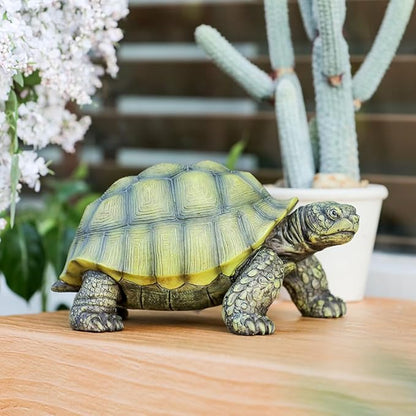 Realistic Turtle Statue Resin Turtle Statue Decor, Garden Sculpture Indoor/Outdoor Courtyard Lawn Ornament, Home Decor