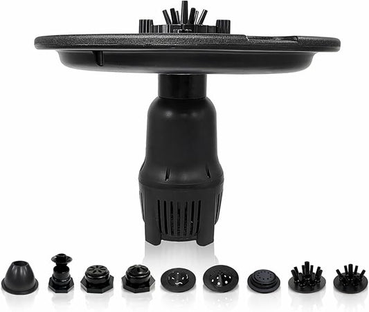 HALF OFF PONDS Floating Fountain, 1 HP Pond Aerator, 100 ft Cord, 15,000 GPH Water Pump, 13 Spray Patterns, Energy-Efficient, for Large Ponds, Lakes & Water Gardens