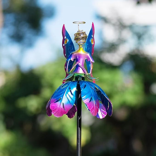 Wind Spinner Outdoor,Waterproof Garden Windmill Spinners,Kinetic Metal Sculpture for Outdoor Yard Lawn Patio Decorations