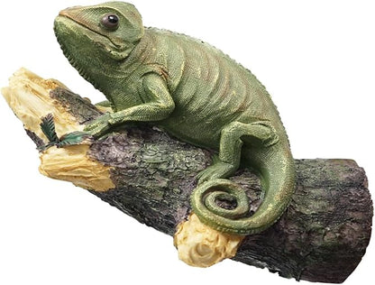 Outdoor Garden Chameleon Statues Decorations Tree Hanging Decor