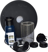 Custom Pro FT 14000 GPH Floating Pond Fountain & Aearator | Complete Kit with 14,000 GPH Pump, 200 Foot Power Cord, 3 Spray Styles and More | 100% USA-Based Customer Service and Warranty Support!
