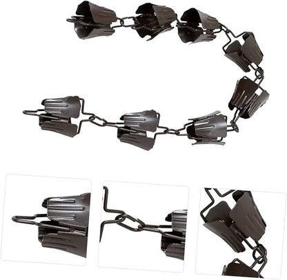MERRYHAPY 1m Beautiful Petal Rain Chain Art Rain Chain Bell Decor for Gutter Decorative Downspout