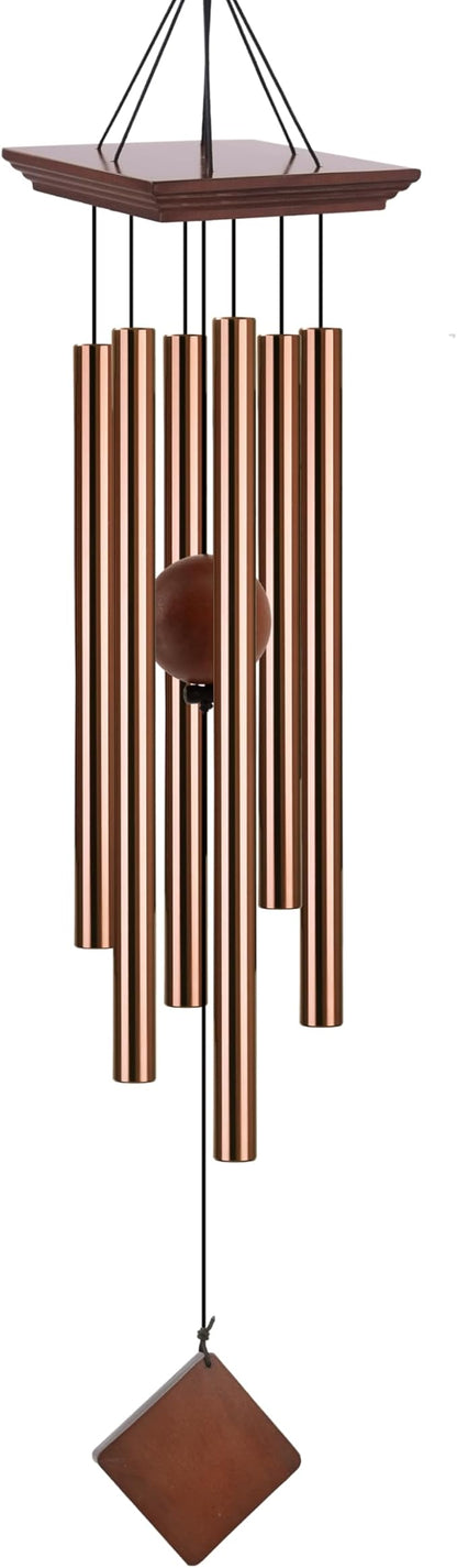 39" Deep Tone Large Wind Chimes for Outside Clearance, Memorial Sympathy Wind Chimes Outdoor for Porch Garden Yard Decor Patio,Sympathy Gifts for Loss of Loved One,Dark Brown
