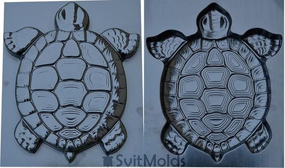 SvitMolds Mold DIY Turtle Shape Stepping Stone Mold Turtle Decorative Stepping Stone Mould Concrete Cement Mould DIY Personalized Manual Garden Lawn Pathmate Paving Pavement Paver (S02)