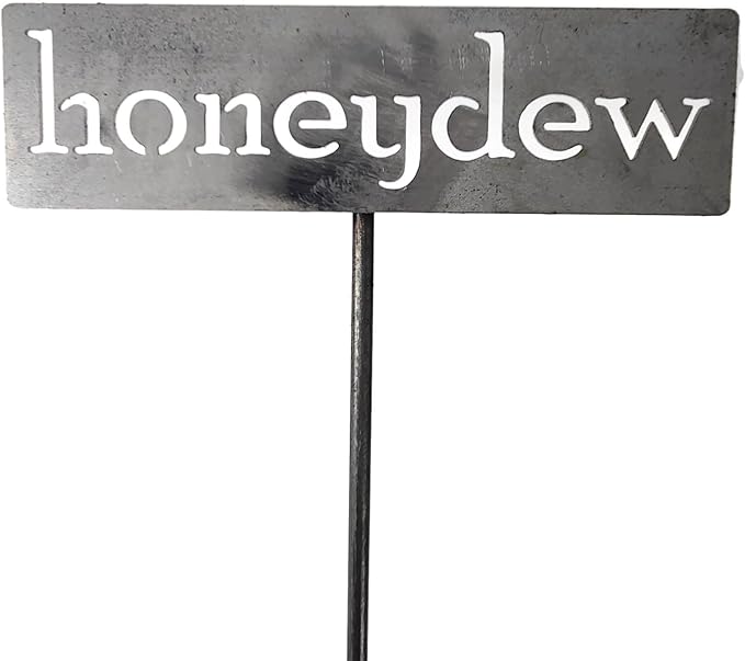Classic Metal Garden Markers 19 Inches Tall (honeydew, Raw, Unfinished Steel (will rust with time))