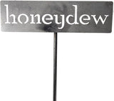 Classic Metal Garden Markers 19 Inches Tall (honeydew, Raw, Unfinished Steel (will rust with time))