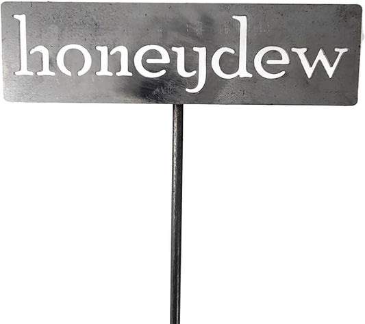 Classic Metal Garden Markers 19 Inches Tall (honeydew, Raw, Unfinished Steel (will rust with time))