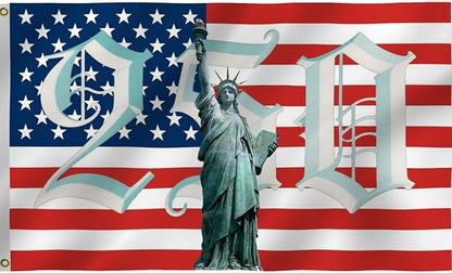 250th Birthday 250 Years 1776 2026 American Flag 3X5Ft, US Statue of Liberty, Double Side Printed Flags, Men Women Banner,Vibrant Colors, Double Stitched with 2 Brass Grommets, Bar Garden Street Decoration, GYM, Office Decor,Indoor Outdoor Use,Gifts. (...