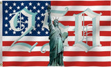 250th Birthday 250 Years 1776 2026 American Flag 6X10Ft, US Statue of Liberty, Double Side Printed Flags, Men Women Banner,Vibrant Colors, Double Stitched with 2 Brass Grommets, Bar Garden Street Decoration, GYM, Office Decor,Indoor Outdoor Use,Gifts. ...