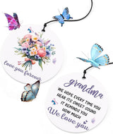 BeauGift Gifts for Grandma, Wind Chimes Grandma Birthday Gifts, Mothers Day Windchime Gift, Home Decor Keepsake for Grandmother Nana Gigi Granny from Granddaughter Grandson