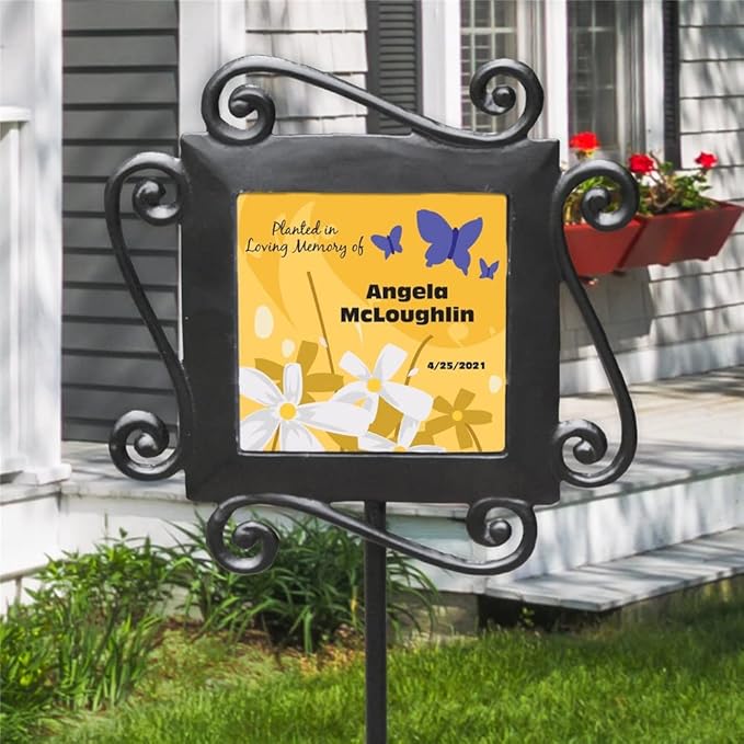 GiftsForYouNow in Loving Memory Personalized 28 x 8.5 Inch Memorial Garden Stake