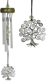 Woodstock Chimes Signature Collection, Fantasy, Tree of Life 10'' Décor Designs - Small Chimes Wind Chimes for Outdoor, Patio, Home or Garden Décor (WCFTL)