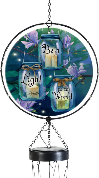 Briarwood Lane Be a Light to the World Illuminated Wind Chime