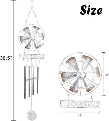 Taman Wind Chimes for Outside - Wind Spinner Decorative Memorial Sympathy Mother Gift for Home, Outdoor, Yard, Patio,Garden Decor, 38.5"