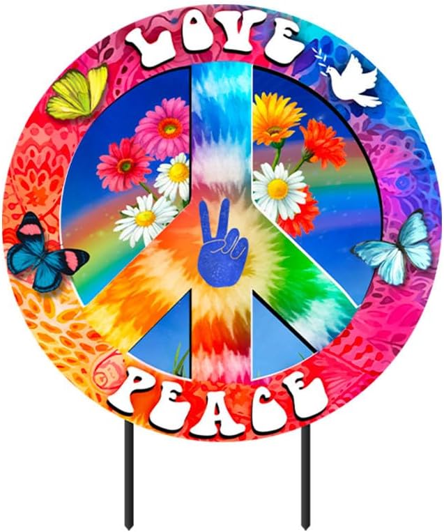 Briarwood Lane Peace and Love Metal Art