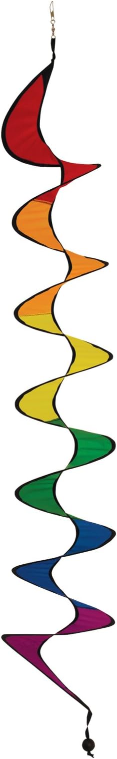 In The Breeze 4252 Rainbow, 48-Inch Curlie Wind Spinner, 48 Inch