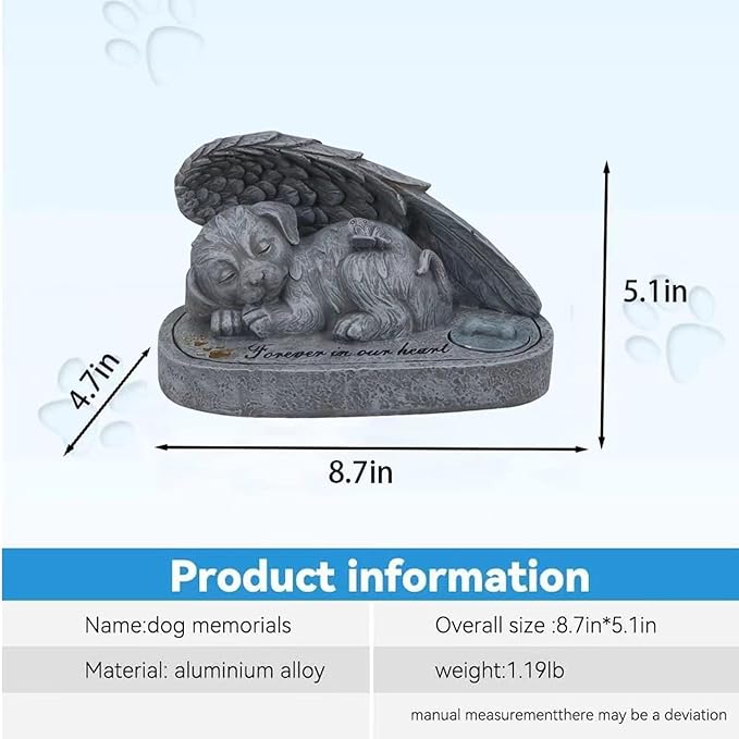 French Bulldog Garden Statue - Outdoor Dog Sculpture for Home Decor or Tombstone - Best Decorative Gift