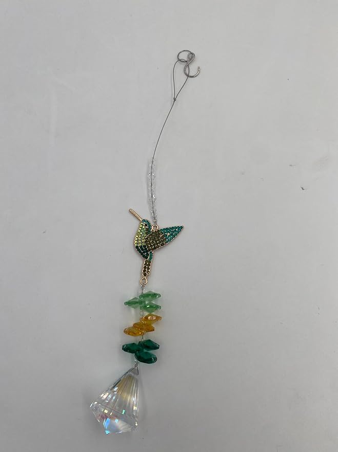 Crystal Suncatchers Hanging Ornaments, Rainbow Maker Sun Catchers Indoor Window Garden Decor Gift Indoor Window Home Car Decor Gift (1, Bird)
