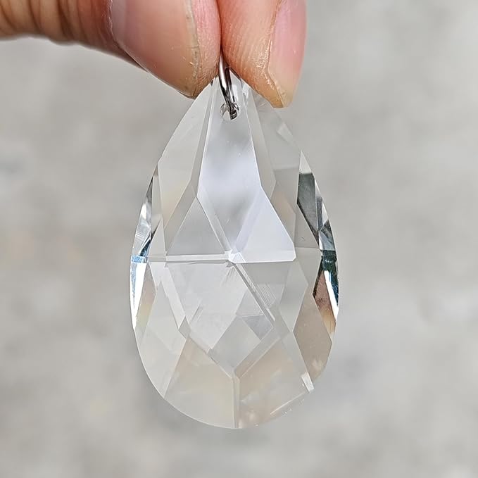 12 PCS Colorful Crystal Glass Prism Suncatcher, Christmas Hanging Ornaments, Rainbow Pendants Maker, Hanging Crystals Prisms for Windows, Xmas Tree Decorations for Home Decor