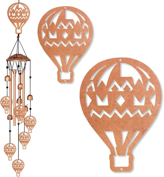 Wind Chimes for Outside, Melodious Melodic Tones Hot Air Balloon Style Windchimes Suitable for Outdoor Garden Patio Porch Decor, 33“ Metal Memorial Wind Chimes Friendship Gifts for Women
