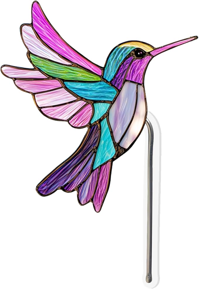 Hummingbird Gifts for Women Mom Grandma, Hanging Planter for Indoor Outdoor Garden, Bird Lover Plant Decor, Mothers Day Birthday Gifts from Daughter Son(4)