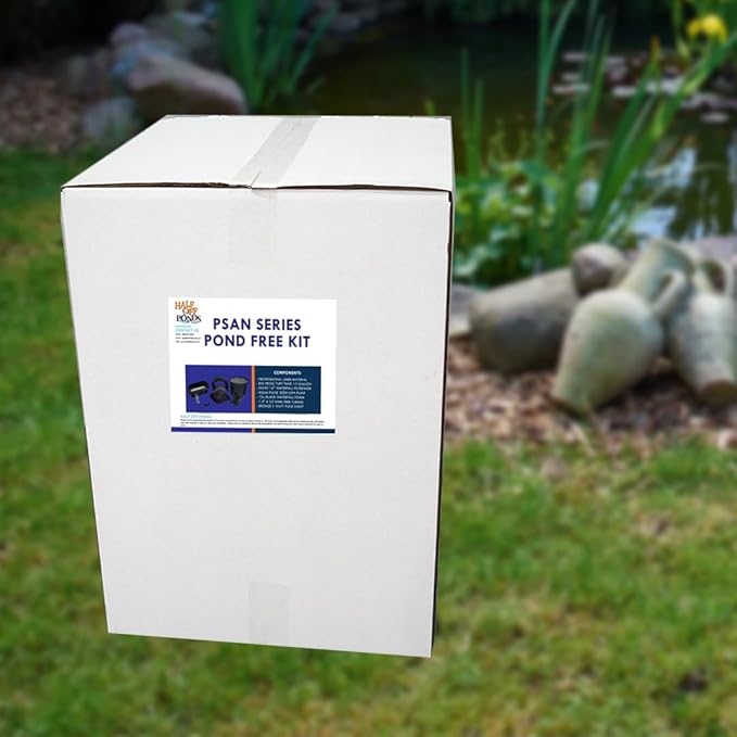 HALF OFF PONDS Simply Waterfalls 3200 Pond Free Waterfall Kit, with 10 ft by 25 ft PVC Liner and 3,200 GPH HydroFlow Series Submersible Pump - PVCPSAN0