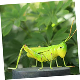 VICASKY 2pcs Iron Simulation Garden Statues Decorative Ornaments for Outdoor Landscape Patio and Home Decor Tropical Insect Figurines