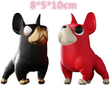 Garden Ornaments Decor Statue Outdoor,Abstract Unique Statue Sculpture Creative Statues and Sculptures Outdoor Decor for Garden,Cool Muscle Dog Bulldog Statue Sculpture Ceramic Home Ornament