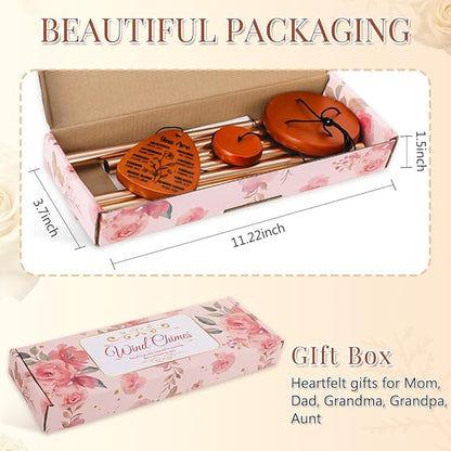 Christian Gifts for Women Men, Inspirational Bible Verse Wind Chimes for Mom, Dad, Grandpa, Grandmother, Aunt Birthday Gift Ideas for Thanksgiving Christmas