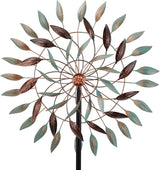 VEWOGARDEN Large Wind Spinners Outdoor Metal 3 Tier Wind Sculptures & Spinners Ornament Art for Garden, Patio, and Lawn Decoration