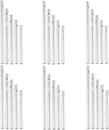Wind Chime Tubes 30Pcs Wind Chime Kit Wind Chime Parts for DIY Home Garden Outdoor Hanging Decorations 5 Different Length (Wind Chime)
