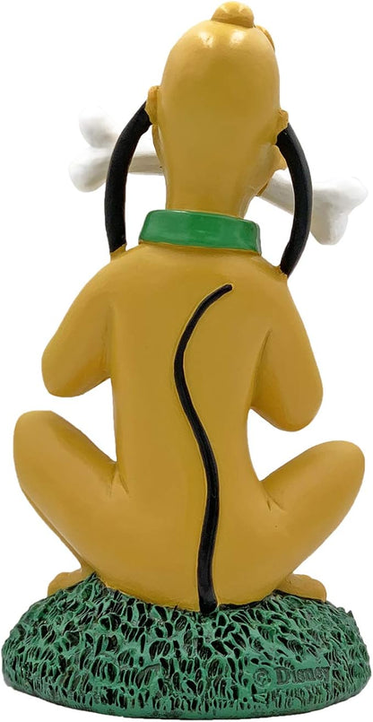 Disney Pluto with Bones Everyday Outdoor Garden Statue 8 inches Tall Officially Licensed Disney Product