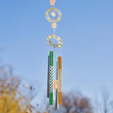 NUOBESTY 80Pcs Wind Chime Tubes for DIY Crafts, Colorful Metal Windchime Pipe Replacement Parts Kit, Mini Hanging Ornament Maker for Kids Home Garden Outdoor Decor (8 Colors)