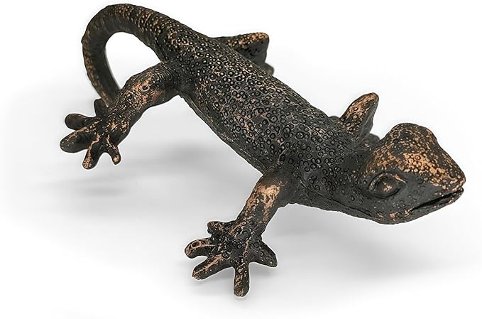 Gecko Plants Pot Hanger Flower Pot Decorations Pot Hugger Resin Statue Sculptures Climbing Lizard Flower Figurine for Garden Outdoor Fairy Garden Fence Lawn Gecko Ornaments Home Office Decoration